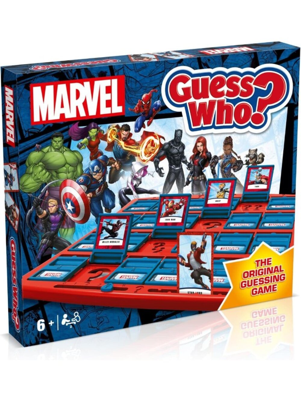 Marvel Guess Who? Fun Family Board Game - Classic Strategy & Mystery Game